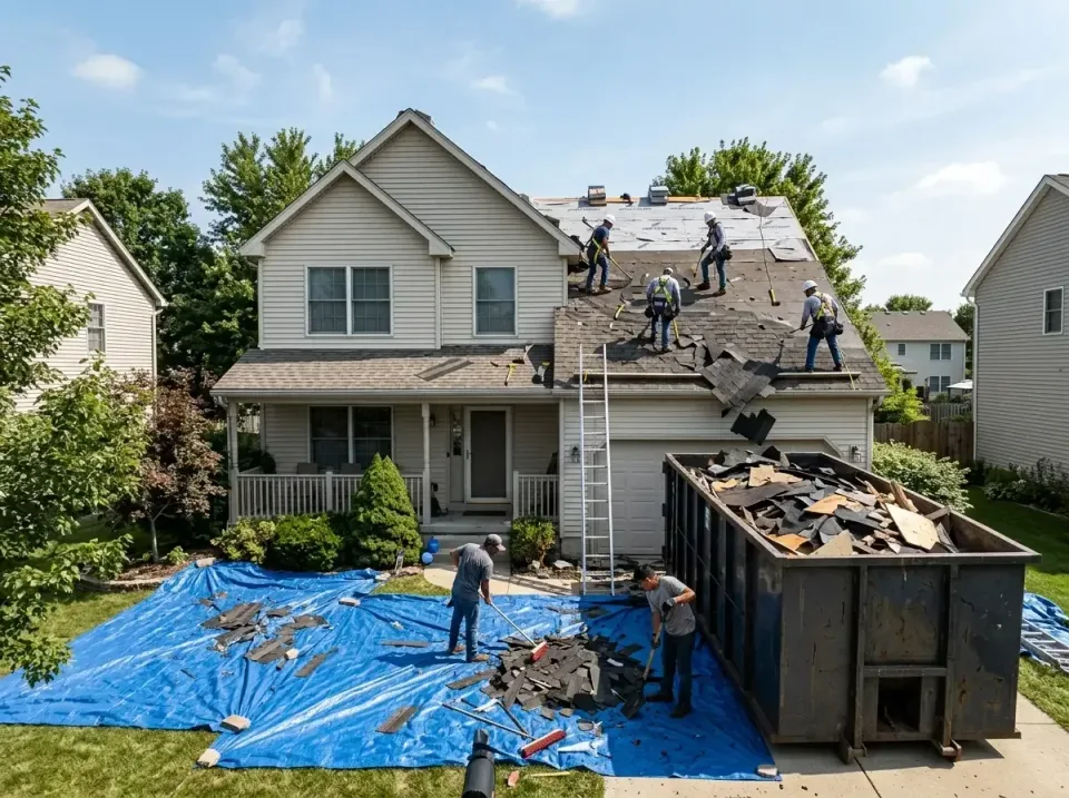 roof-replacement-debris-remova-004 — frequently asked questions, Cheapest Dumpster Rentals in Rochelle, IL